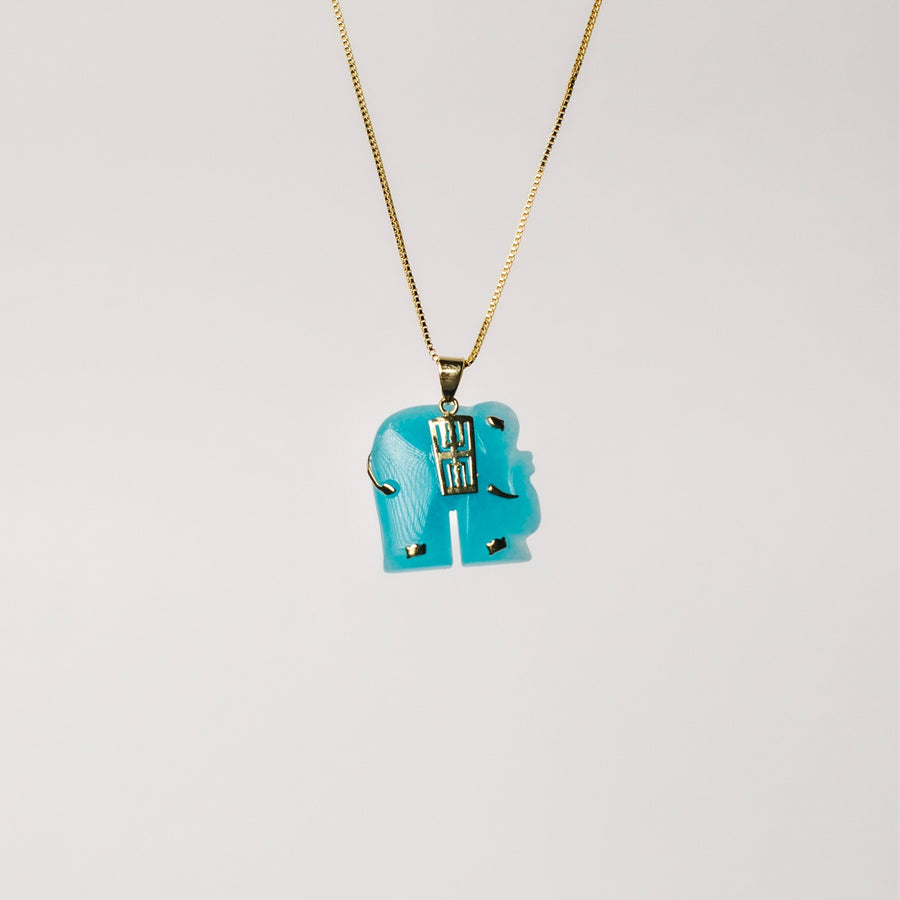 Elephant Turquoise Jade