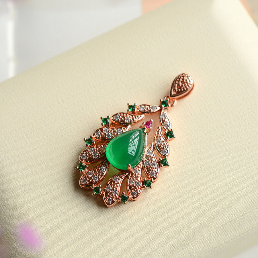 Raindrop Emerald Necklace